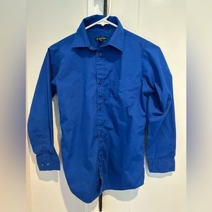 Boys blue dress shirt